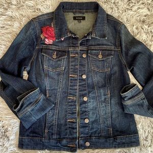 R JEANS CROP JEAN JACKET